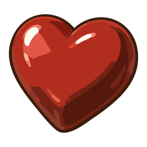 ハート型のチョコレート