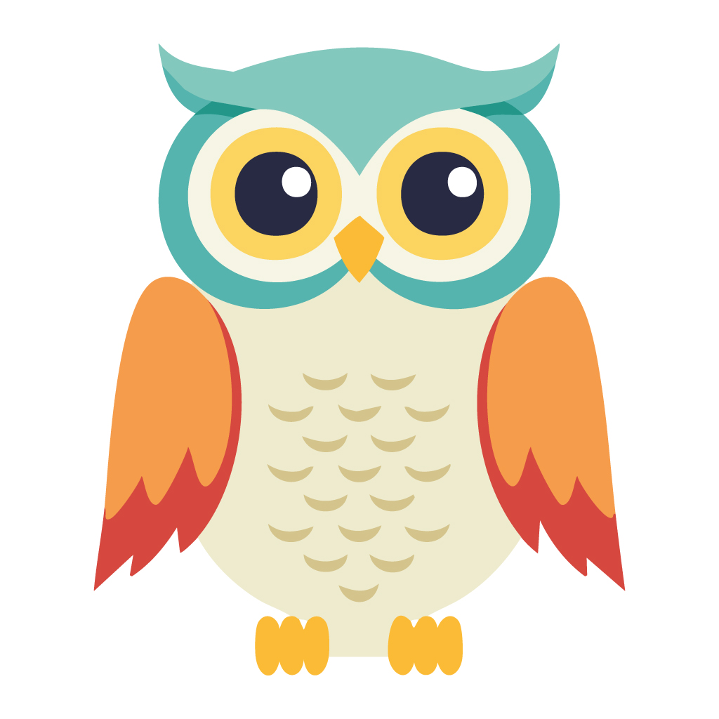 フクロウのイラスト【無料フリー素材】生き物の素材（PNG・商用利用可）